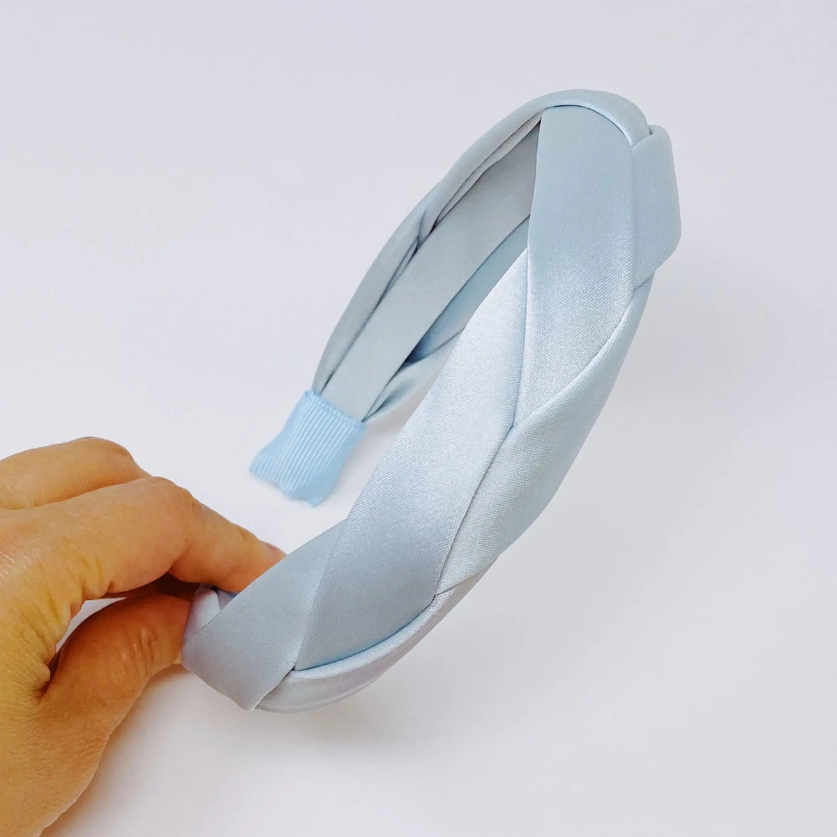 Silk Satin Braided Headband – Soft, Elegant Hair Accessory