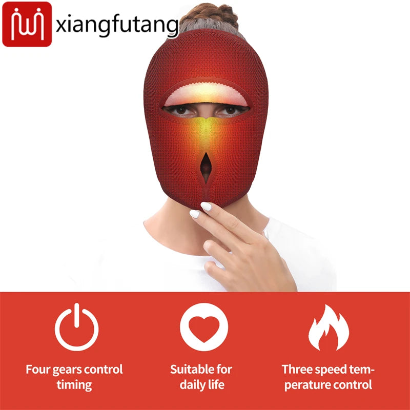 Heated Eye Massage Mask with Vibration & 3-Level Heat