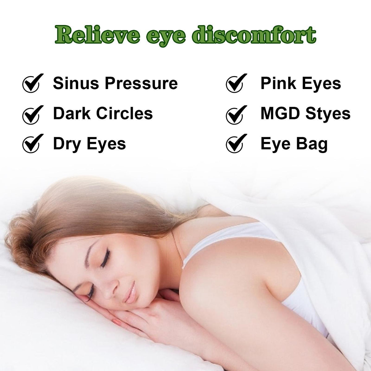 Steam eye mask for relaxing after screen time