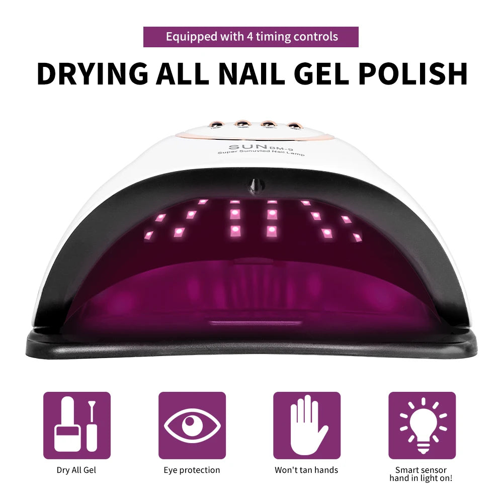 UV LED gel nail dryer for at-home manicures