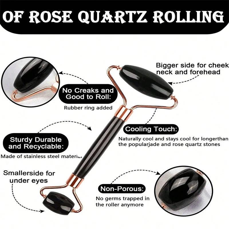 Ice Facial Roller & Gua Sha Massage Tool for Cooling Skincare