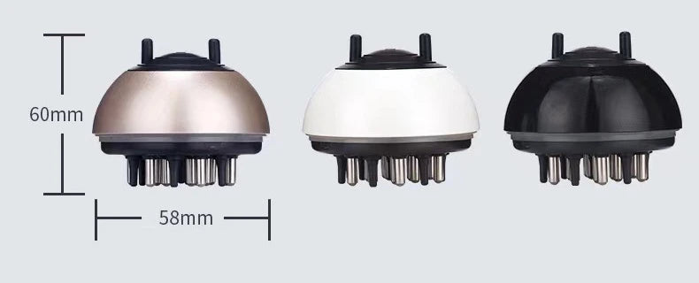 Scalp Serum Applicator Comb – Refillable Hair Oil Massage Brush