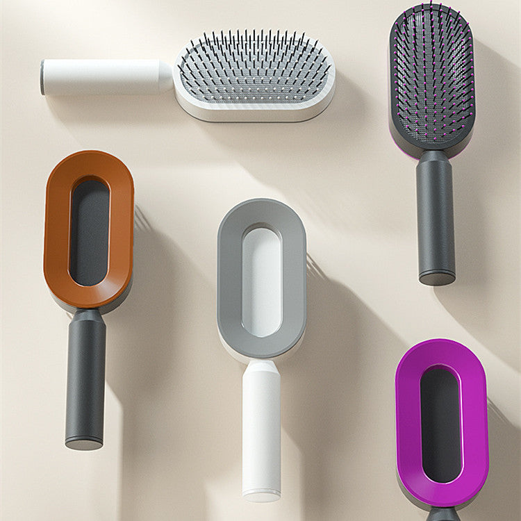 Detangling hair brush designed for wet and dry hair