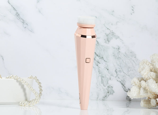 Electric face scrubber with three adjustable speed settings