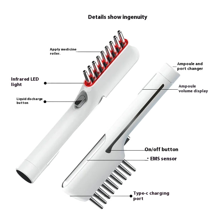 Portable hair and scalp massage tool