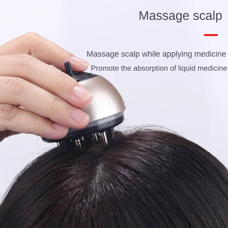 Scalp Serum Applicator Comb – Refillable Hair Oil Massage Brush