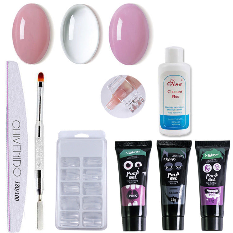 Nail extension solid gel for creative nail art